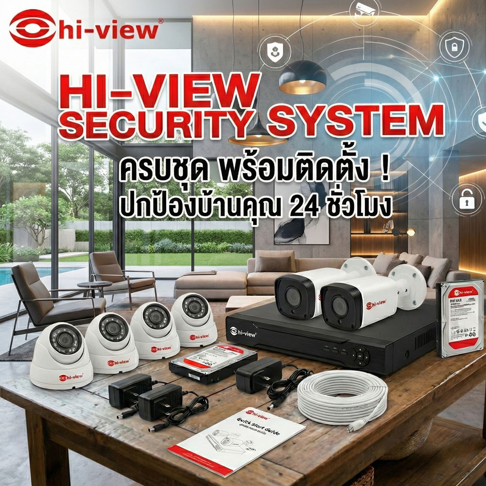 ช่างศรีทอง กล้องวงจรปิด Hi-View